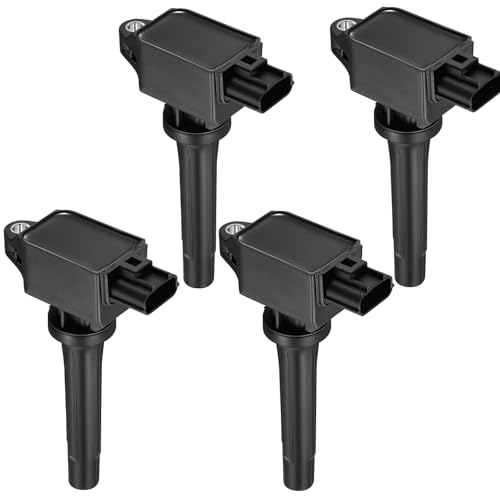Image of 4-Pack UF822 Ignition Coils Compatible with Toyota Yaris iA 2017 2018 /2019 Yaris, Compatible with Scion 2016 iA, 1.5L L4- Replaces 90118WB460, P51R18100