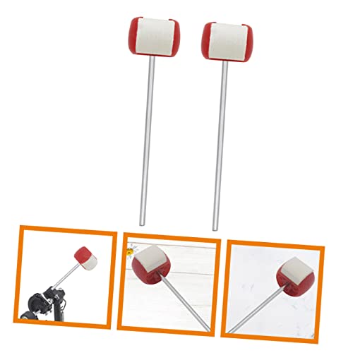 Accesorios para pedal de bombo 2 pzas patas de fieltro miniatura 3
