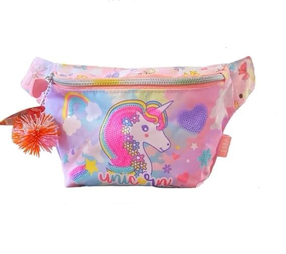 Cutest Newest Unicorn Shining Waist Bag Cute Bum Bag for Kids Girls Birthday Return Gift (01 Pc.)-image-19