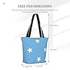 WSSYYBF Flag of Micronesia Tote Bags.Large Zippered Polyester Tote, Padded Shoulder Bag for Travel Shopping #4