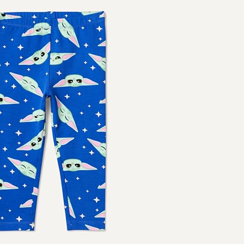 Image of Amazon Essentials Girls' Cotton Stretch Leggings, Multipacks