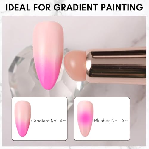 Image of INOG Silicone LipBrush Silicone LipApplicator with Cap Elastic Siliconee LipBalm Applicator Reusable LipMask Applicator LipSmudge Brush for Lipstick LipGloss Lip Tint LipMask LipMakeup Brush (1pcs Rose Pink)
