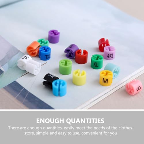 Codage taille facile avec ces étiquettes marqueurs pour cintres en plastique durables