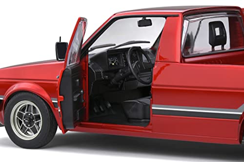solido S1803508 1:18 1982 VW Caddy MK1-Custom Red Volkswagen miniatura 3