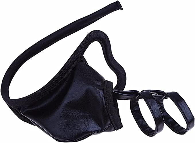 Cストリング Iバック セクシー薄い パンツ メンズ ショーツ パンツ メンズ メンズＴバック 男性下着 セクシー パンツ 過激 Cストリング I 下着 ビキニブリーフ Gストリング 丸見えパンツ メンズ ハイレグ 大胆なデザイン(ブラック) - 画像3