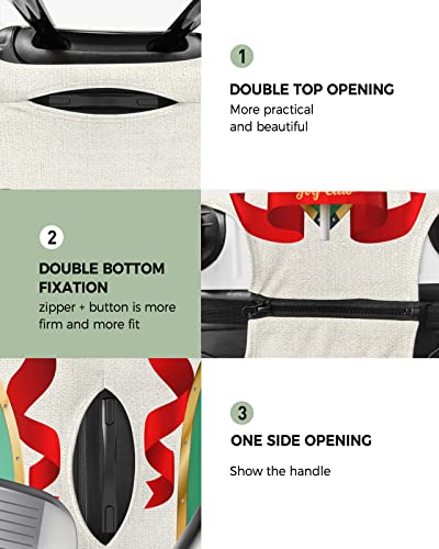 Travel Luggage Cover Large Suitcase Cover Fit for 26-28 Inch Luggage Luggage Protector Suitcase Cover Scratchproof Simple Golf Sport Theme Beige Luggage Cover Protector for Suitcase2