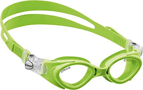 Silicone Swim Goggles for Kids age 3, 4, 5, 6, 7 | CRAB made in Italy by Cressi: quality since 1946