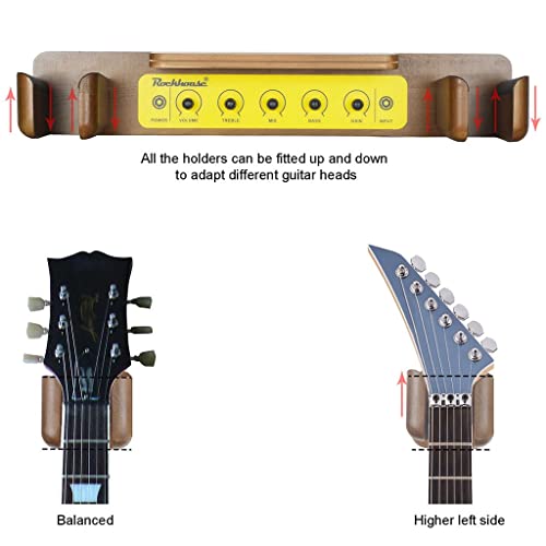 Amagogo 2 houders voor gitaarbeugel, houder voor gitaar, haak voor gitaar, gitaarstandaard voor elektrische gitaar - Image 6