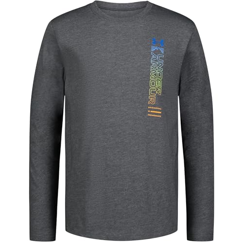 Image of Under Armour Boys' Long Sleeve Graphic T-Shirt, Lightweight & Breathable, Outdoor Collection
