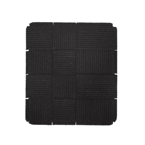 NEEVIRID Square Grid Pocket Organizer for EDC USB Flashdrive Keys Organizers Carry in Pocket Kit Keep Small Objects Organized and Accessible (7X8 CM) Black