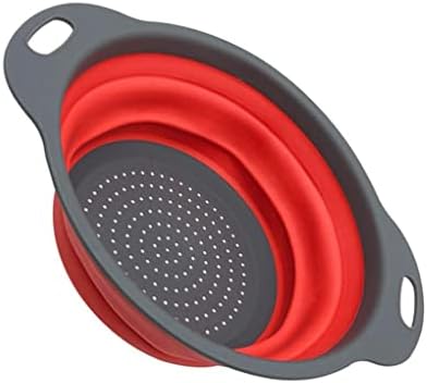 Foldable Wash Colander Fruit Vegetable Washing Basket Kitchen Collapsible Strainer image 5