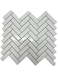 Cottoceram. Modelo SPIGA (Blanco Brillo) Mosaico enmallado de Porcelanico Todo Masa, esmaltado. Medida 2,15x7,15m. Pegado en Mallas de 31,6x27,7, grosor de 6mm. Precio por malla.