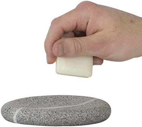 kela Soap Dish Talus of Poly in Grey, 14 x 8.5 x 2 cm