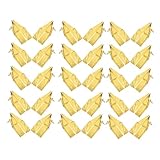 HOODANCOS 30個 完成した金色の 折り鶴 折り鶴の壁の装飾 ゴールドの折り紙の装飾 ぶら下がっている金の