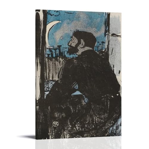 Toile Henri de Toulouse-Lautrec Nuit Blanche pour déco de chambre