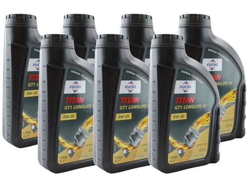 Fuchs 7 Litros TITAN GT1 LONGLIFE IV SAE 0W-20 Aceite Motor