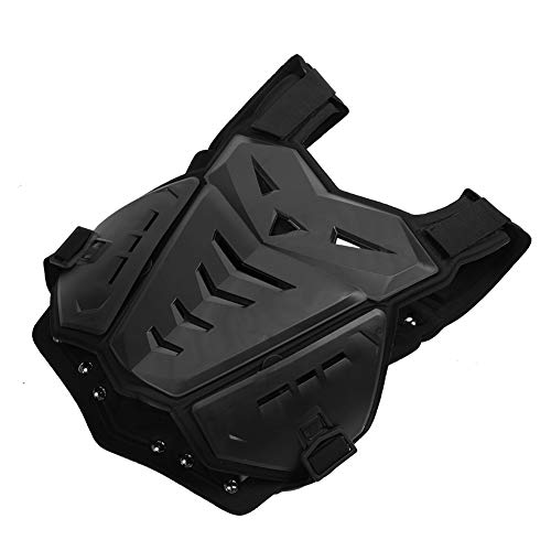 Motorcycle Armor Vest Motorcycle Riding Chest Back Spine Protector Armor Motocross Off-Road Racing Vest Cycling Body Guard Men\'s Motorcycle Chest Protector for Biking Skiing Cross-Country(Black) - Thumbnail 4