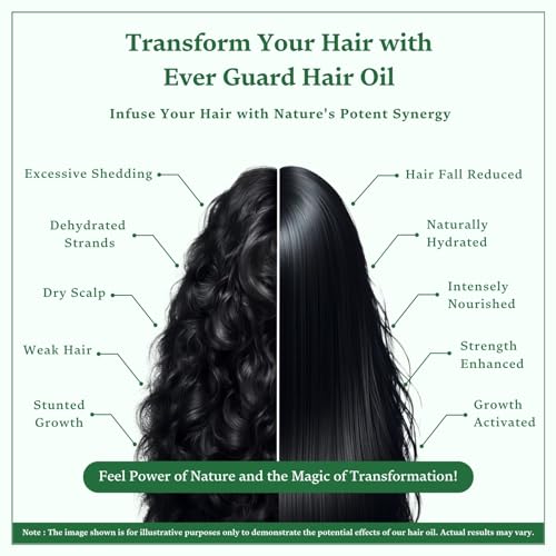 Singular Ever Guard Hair Growth Oil for Men & Women | Thick Hair Growth & Fall Control, Cold-Pressed with Argan, Almond, Bhringraj, Rosemary Oil & Vitamin E - 200ml - Image 7