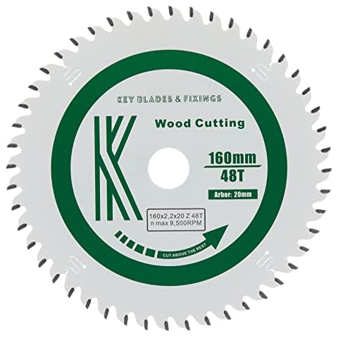 2204 - Key Blades 160mm x 20mm x 2.2mm 48 Tooth Track Circular Saw Blade Fits Festool Plunge saw TS55 TSC55 Cover