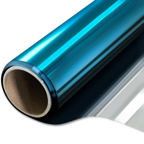 Self-Adhesive UV Blocking Window Film – Blue-Silver 60x500cm