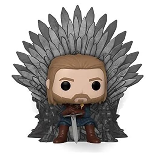 Funko Pop! Deluxe: GOT - Ned Stark On Throne - Game of Thrones - Vinyl-Sammelfigur - Geschenkidee - Offizielle Handelswaren - Spielzeug Für Kinder und Erwachsene - TV Fans