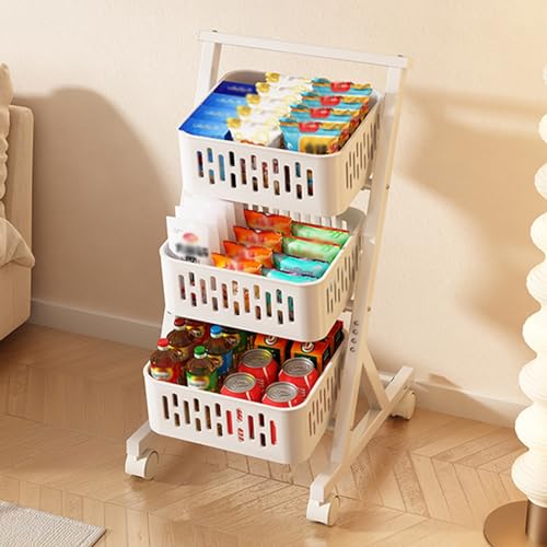 Snack Display Rack z kołami, 4 poziome walcowanie wózek półki metalowej do żywności, owoce, warzywa, przenośny stojak koncesji w kinie domowym