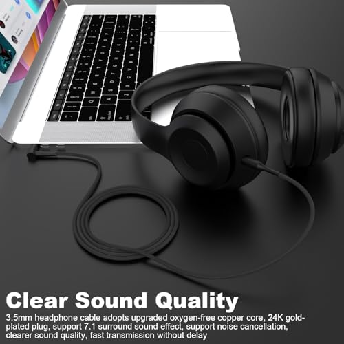 Cable de audio 3.5mm compatible con Sony WH-1000XM4, 5ft miniatura 4