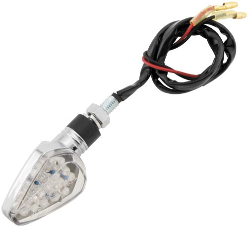 BikeMaster Arrow Head LED Turn Signals - Chrome 101025-16C