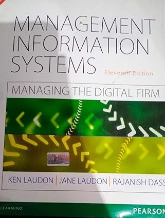 Buy Management Information Systems By Kenneth C Laudon (Second Hand ...