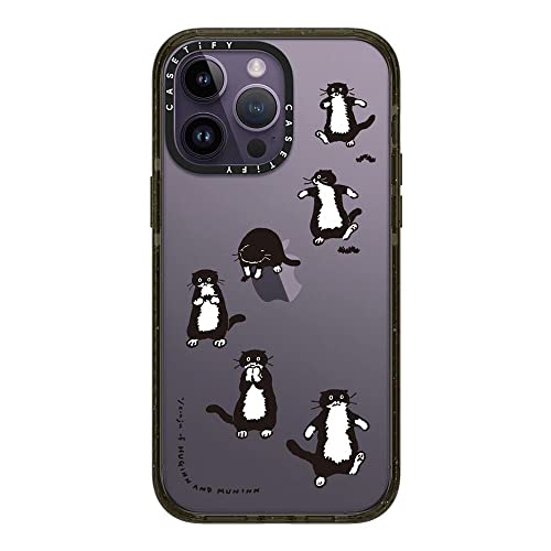 CASETiFY �C���p�N�g iPhone 14 Pro Max �P�[�X [MIL�K�i���� (4x MIL-STD-810G)/2.5m����̗����������N���A] - A SMALL HUNTER by YEON JU - �O���b�V�[ �u���b�N