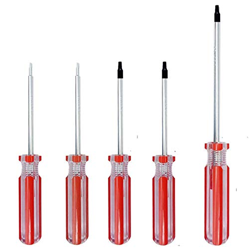 Screw Triangle Head Magnetic Screwdrivers Set 5 Sizes 1.4mm 1.8mm 2.0mm 2.3mm 2.7mm, SKZIRI Triangle Screws Driver Tool Kit for Fixing Electronic Toys (Tiangle Screwdriver Set)