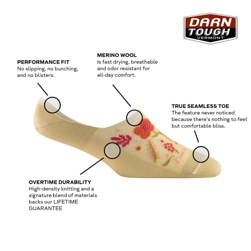 Darn Tough (Style 6072) Topless Garden Party No Show Hidden Lightweight - Women's Lifestyle2