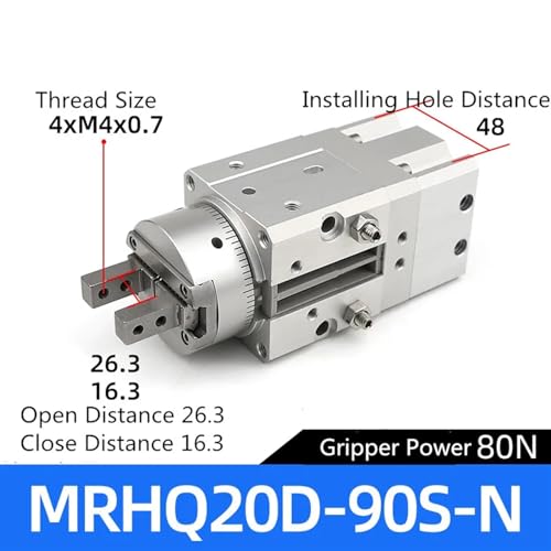 Actionneur de rotation pneumatique MRHQ25 pour ateliers d'assemblage moderne - 2