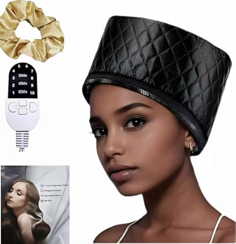 Great For Portable Home Hair Spa Cap Hair Care Cap Deep Conditioning Safe Level 10 Temperature Control Quick Heat Use
