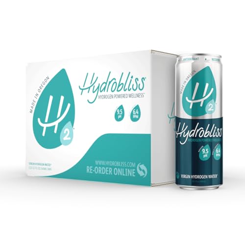 Hydrobliss® Virgin Hydrogen Water - Case of 12 BPA-Free Cans