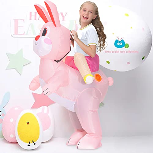 GoMDSA Costume gonfiabile equitazione coniglio