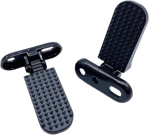 Pédales arrière vélo pliables en métal et repose-pieds de moto pour électrique