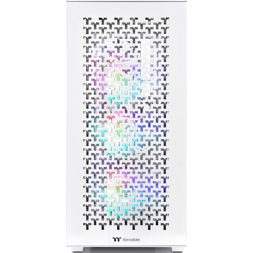 thermaltake cas de la tour v350 tg argb air snow - vue 6