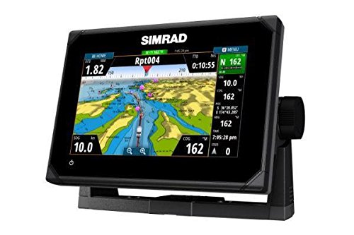 Simrad000-12576-001 GO7 Multifunctional Device with Rear Transmitter and Navionics Sea Chart Plotter