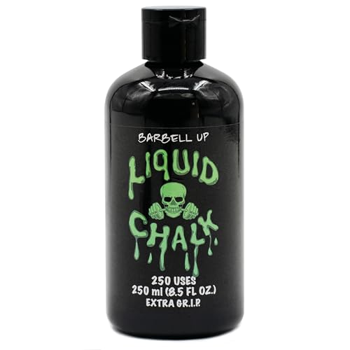Barbell UP Magnesio Liquido | Tiza Líquida Deportiva - Liquid Chalk, Magnesio Escalada | Tiza Líquida para Gimnasio, Levantamiento de Pesas, Crossfit & Calistenia (250 ml)