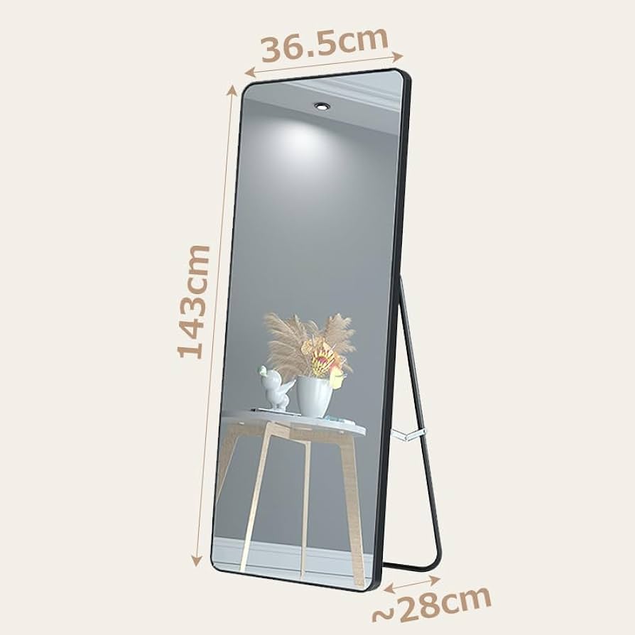 Amazon.co.jp: 姿見鏡 全身鏡 大型 スタンド鏡 持ち運び便利 割れない