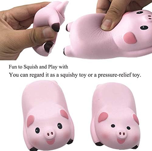 elec Space Wrist Rest Mouse Pad,Mini Cartoon Pig Ergonomic Mousepad Cute Animal Memory Foam Wrist Support Pillow Rest Cushion Mat Pain Relief Mouse Mat for Gaming Office Computer Laptop Kids