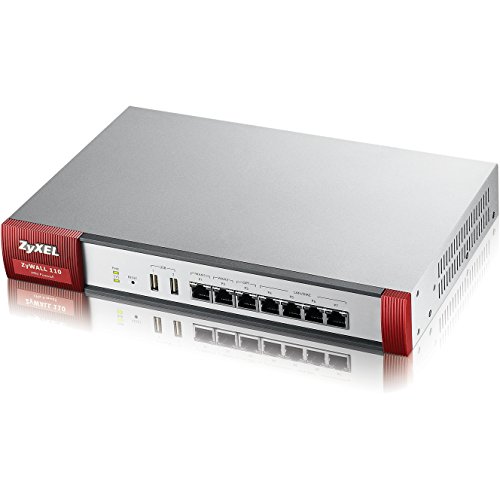 ZyXEL ZyWALL 1.6 Gbps VPN Firewall, recommended for up to 100 users [ZYWALL110]