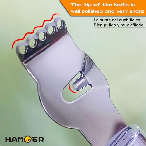 Lemon Citrus Zester Tool Cheese Grater for kitchenaid-Multipurpose grooved channel knife scraper,Stainless steel blade and ergonomically designed curved handle