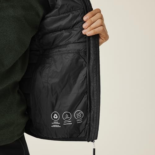 Regatta Damen Outdoorweste Steppweste Weste Hillpack II, Farbe:Schwarz, Artikel:-800 Black, Größe:42