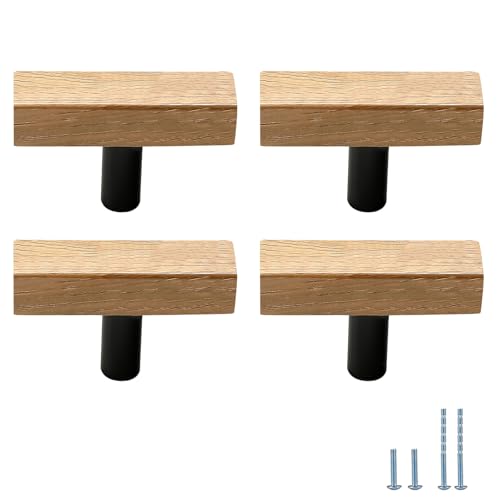Evionlin Knob 6 Pcs Simple Kitchen Cabinet Handle Oak Kitchen Cabinet Door pulls