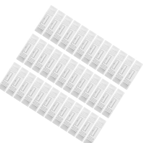 Bewinner Étiquettes UHF 100 Pièces, Puce UR108 860-960 MHz, étiquettes électroniques Réutilisables pour la Gestion des Actifs et l'utilisation en Entrepôt, Taille 73x20mm