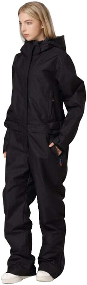 RIUIYELE Womens Mens One Pieces Ski Suits Jumpsuits Insulated Waterproof Snowsuits Winter Outdoor Snowboard Coveralls