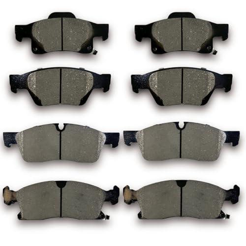 evkingauto Front Rear Ceramic Brake Pads Fit For Dodge For ...