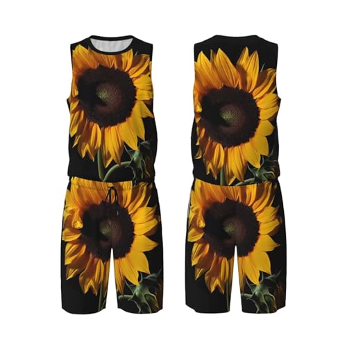 Maillot de basket-ball anti-transpiration ensemble noir homme